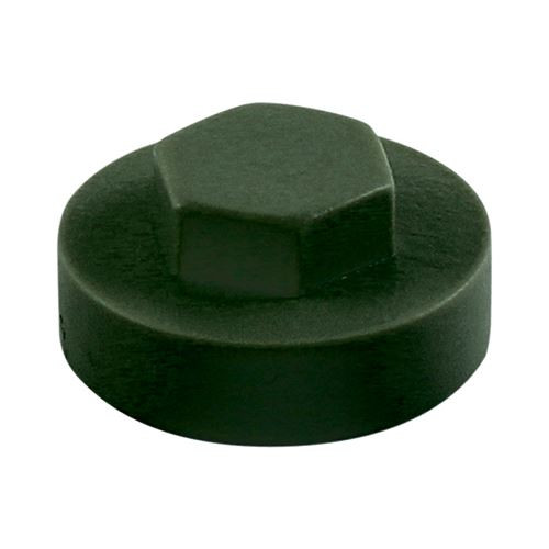 Hex Cover Cap - Juniper Green [19mm] - [Bag] 1000 Pieces