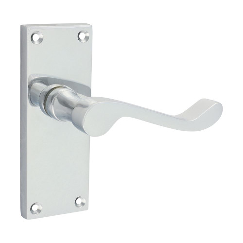 Vic Scroll Latch Handles PC [114 x 42] - [Blister Pack] 2 Pieces