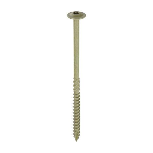 Timber Frame Screw WAFER Green [6.7 x 125] - [Box] 50 Pieces