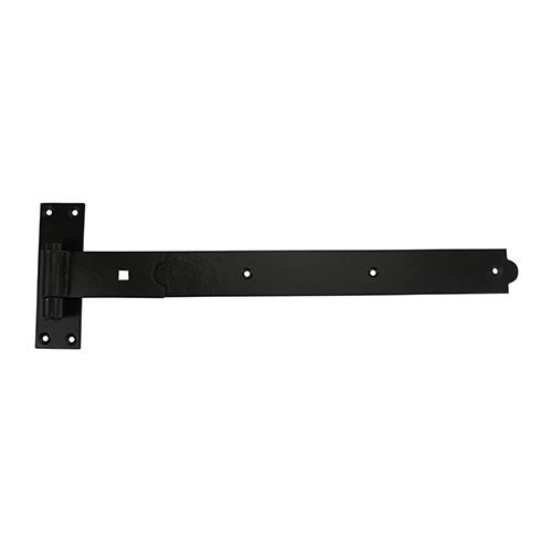 Straight Band Hook Plate Black [500mm] - [Plain Bag] 2 Pieces