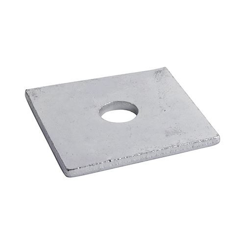 Square Plate Washer - HDG [M10 x 50 x 50 x 3] - [Box] 100 Pieces