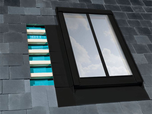 FAKRO Recessed Conservation Non-Interlocking Slate Flashing (Up to 10mm)