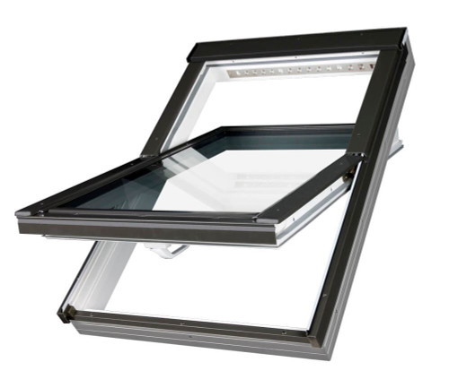 FAKRO White UPVC Centre Pivot Roof Window FAKRO White UPVC Centre Pivot Roof Window