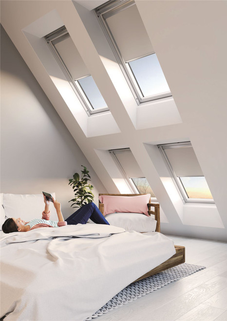 KEYLITE Blackout Blind for PVC Windows - Fossil Grey