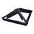 Korniche Roof Lantern with Ambi Blue Tint & Black/Black 100x100cm