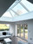 Korniche Roof Lantern with Clear & Grey Ext./White Int. 100x400cm