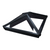 Korniche Roof Lantern with Clear & Black/Black 200x200cm