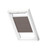 VELUX 1276 Pleated blind Dusty Brown