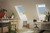 VELUX 1286 Pleated blind Jeans Blue