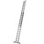 4.25M Square Rung Double Extension Ladder
