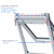Keylite White PVC Top Hung Roof Window with Hi-Therm Glazing Keylite White PVC Top Hung Roof Window with Hi-Therm Glazing