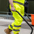 Hi-Vis Elastic Trousers Yellow [XXX Large] - [Bag] 1 Each