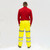 Hi-Vis Exec Trousers Yellow [X Large] - [Bag] 1 Each