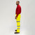 Hi-Vis Exec Trousers Yellow [XXX Large] - [Bag] 1 Each