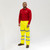 Hi-Vis Exec Trousers Yellow [Large] - [Bag] 1 Each