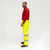 Hi-Vis Elastic Trousers Yellow [Large] - [Bag] 1 Each