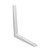 Mitred Shelf Bracket White [300 x 300mm] - [Unit] 1 Each