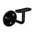 Steel Handrail Bracket Black [63mm] - [TIMbag] 2 Pieces