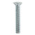 Machine Screw PZ3 CSK Zinc [M6 x 50] - [Box] 100 Pieces