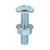 Cable Tray Bolt & F/Nut Zinc [M6 x 25] - [Box] 200 Pieces