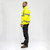 Hi-Vis Fleece Jacket Yellow [Small] - [Bag] 1 Each