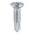 S/Drill PVC Screw F/CSK - BZP [M4 x 19] - [Box] 1000 Pieces