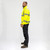 Hi-Vis Fleece Jacket Yellow [Large] - [Bag] 1 Each