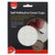 Adhesive Caps White Matt [18mm] - [Pack] 105 Pieces