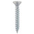Twin Woodscrew PZ2 CSK - BZP [10 x 3] - [TIMpac] 8 Pieces