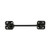 Cabin Hook Wire Pattern Black [4"] - [TIMpac] 1 Each
