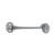Cabin Hook Cast Iron HDG [6"] - [Plain Bag] 1 Each