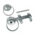 Ring Gate Latch - Plain Zinc [6"] - [Plain Bag] 1 Each