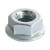 Hex Flange Nut DIN 6923 - BZP [M10] - [Box] 100 Pieces