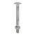 Carriage Bolt & Hex Nut - HDG [M8 x 150] - [Box] 25 Pieces