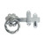 Twisted Ring Gate Latch HDG [6"] - [TIMbag] 1 Each