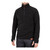 Half Zip Overhead Fleece Black [Medium] - [Bag] 1 Each