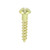 Brass Timber Screw SLOT RND [6 x 3/4] - [Box] 200 Pieces