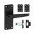 Vic Straight Latch DoorPack MB [Mixed] - [Blister Pack] 2 Pieces
