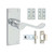 Vic Scroll Latch Door Pack PC [Mixed] - [Blister Pack] 2 Pieces