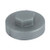 Hex Cover Cap - Dark Silver [19mm] - [Bag] 1000 Pieces