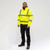 Hi-Vis Bomber Jacket Yellow [Large] - [Bag] 1 Each