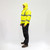 Hi-Vis Bomber Jacket Yellow [Large] - [Bag] 1 Each