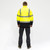 Hi-Vis Softshell Jacket Yellow [XXXX Large] - [Bag] 1 Each