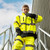 Hi-Vis Softshell Jacket Yellow [Large] - [Bag] 1 Each