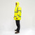 Hi-Vis Parka Jacket Yellow [X Large] - [Bag] 1 Each