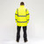 Hi-Vis Parka Jacket Yellow [X Large] - [Bag] 1 Each