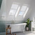 YARDLITE PVC 66x118 Centre-Pivot Roof Window (Cracked PVC behind plasterboard)