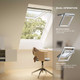 VELUX GPU White Polyurethane Top Hung Roof Window - Maintenance Free