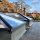 Korniche Roof Lantern with Neutral & Grey Ext./White Int. 150x350cm