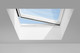 VELUX flat roof window from inside